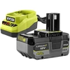 Image de Lot D'1 Batterie Et D'1 Chargeur Ryobi, 18 V, 4 Ah Rc18120a-140xg Lithium-ion