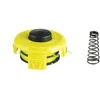 Image de Bobine Double Fil Ryobi Diamètre 1.2mm Couvercle Et Ressort Rac118