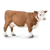 Image de figurine de jeu vache marron/blanc 12 x 7 cm