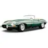 Image de Burago Voiture En Métal Jaguar Type E Cabriolet 1961 A L'échelle 1/18eme