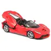 Image de Burago Voiture Ferrari En Metal Aperta Rouge A Lechelle 1/24eme