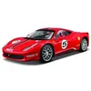 Image de Modèle réduit - BBURAGO - Ferrari 458 Challenge - Échelle 1:24 - Couleur Rouge - Détails Précis