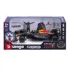 Image de Véhicule avec figurine burago red bull f1 124 racing pilote verstappen avec casque 2024
