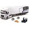 Image de Jouet - BBURAGO - Camion avec remorque M - Pour enfant de 3 ans et plus - En plastique