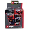 Image de Voiture Bburago 1 43 Racing 10 pilotes Modèle aléatoire