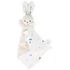 Image de Carre douceur doudou lapin blanc delicat