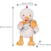 Image de Kaloo Linoo - Peluche Papa Poule Paul - Beige - 33cm en occasion ou reconditionné