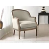 Image de Fauteuil en lin ALIENOR - Crème