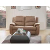 Image de Canapé 2 places relax en microfibre HERNANI - Taupe