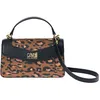 Image de Sac à main pour femme avec bandoulière amovible CCHB0209-Léopard noir