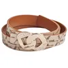 Image de Ceinture réversible pour femme avec boucle amovible CCBT0021-Beige-marron