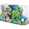 Image de Dinosaure T-Rex électrique ROBO ALIVE - Effets sonores - 2 couleurs - 6 pièces + oeuf Dino slime