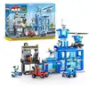 Image de Set De Construction - Police Station (889 Pieces) - Construis Le Quartier Général De Police Avec Prison Et Véhicules