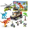 Image de Set De Construction - Dino Adventure Dino Hunt (592 Pieces) - Aventure Préhistorique Avec Dinosaures Et Véhicules