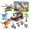Image de Set de construction - dino adventure dino hunt (592 pieces) - aventure préhistorique avec dinosaures et véhicules