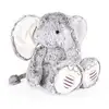 Image de Peluche Elephant Gris Et Rouge 25cm