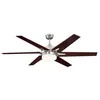 Image de Ventilateur de Plafond Cayuga 152cm Nickel - WESTINGHOUSE - Bois - Marron - 82 Watts - 3 vitesses