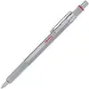 Image de Rotring 600 stylo bille, pointe moyenne, encre noir, corps argenté, rechargeable 2032578