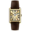 Image de Montre - ICE WATCH - Ice Smart TKS 2.0 025618 - Doré - Bracelet cuir marron - Boîtier rectangulaire 32x36 mm