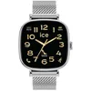 Image de Montre - ICE WATCH - Ice Watch SQ2.0 (025820) - Carrée 37x41 mm - Bracelet milanais acier blanc - Connectée