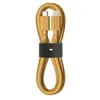 Image de Native Union Câble USB-C vers Lightning 12 m Belt Kraft jaune - pour iPhone iPad AirPods