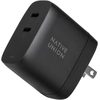 Image de Chargeur Universel Double Port Usb-c 67w Fast Gan Ultra Rapide Noir Native Union