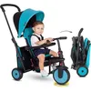Image de Tricycle évolutif pliant 6 en 1 - NO NAME - STR 3 BLEU - Mixte - 3 roues - Pour enfants de 10 à 36 mois