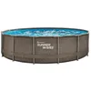 Image de Piscine tubulaire Active Frame Pool ronde effet rotin 457 x 106 m - Summer Waves