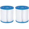 Image de Lot De 2 Cartouches Filtre I Pour Piscine H 9 Cm X Ø 7,8 Cm