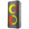 Image de Kodak Enceinte Party Portable PRPS-1775 - Double Woofer 4 Bluetooth TWS USB/TF Batterie 3000mAh Micro Sans Fil Inclus - Noir