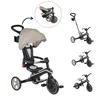 Image de Globber - Tricycle EXPLORER 4-en-1 Évolutif & Pliable - Taupe