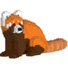 Image de Jeux de construction - JEKCA - Panda Roux - Blanc - Plastique - A monter soi-même