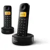 Image de Philips D1602b/34 Téléphone Téléphone Dect Identification De L'appelant Noir