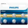 Image de Piles Philips Cr2032p6 3 V 210 Mah Lithium