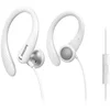 Image de Philips Taa1105wt/00 Casque Avec Fil Crochets Auriculaires, Ecouteurs Sports Blanc