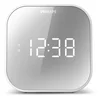 Image de Radio réveil écran finition miroir - TAR4406/12 - Blanc PHILIPS