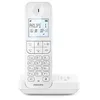 Image de Téléphone sans fil Philips fixe avec répondeur D2751W Solo Blanc