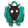 Image de Sac à dos - Les Déglingos - Loup - Velours côtelé - 25x25x5 cm - Dès 18 mois