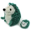 Image de Peluche Ptipotos-herisson maman bebe vert