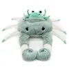 Image de Les Déglingos - Peluche cassecou vert le crabe et son bébé
