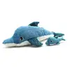 Image de Ptipotos - dauphin maman et bebe - bleu 74901