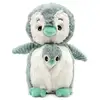 Image de Peluche pingouin iglou maman et bebe menthe ptipotos