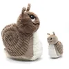Image de Peluche Escargot Speedou Maman Et Son Bébé Marron Beige