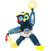 Image de Peluche dactivité nomade - DEGLINGOS - Astro le Hibou - Bleu - Multi-activités éveil - Dès la naissance