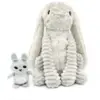 Image de Ptipotos - Lapin Maman Et Bebe Gris Clair