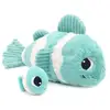 Image de Peluche poisson clown bleu aqua maman et bebe bigou ptipotos