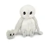 Image de Peluche - LES DÉGLINGOS - Chouette Polaire - Maman et Bébé - 24 cm - Douceur et Tendresse