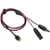 Image de Câble solaire ECOFLOW MC4 du XT60i OB03750 - 35 m - Noir - Pour connecter le panneau solaire au générateur