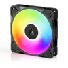 Image de Ventilateur 120 mm - ARCTIC - P12 Pro Reverse A-RGB - Flux dair inversé - PWM - Noir