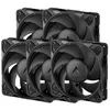 Image de Refrigeración Aire Arctic PWM 120 mm Negro P12 Pro LN Pack 5 unidades